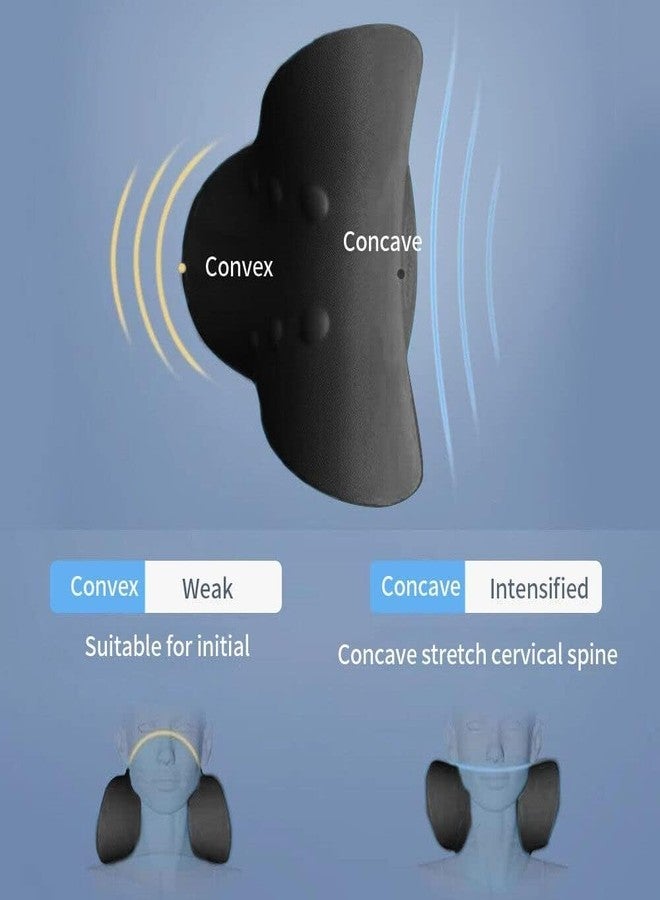 LRK Neck & Shoulder Relaxer Neck Pillow Neck Stretcher Orthopedic Pillow Neck Pain Relief Chiropractic Pillow Ergonomic Traction Neck Support Pillow for NeckPain Relief, Silicone, Multicolor - Image 5